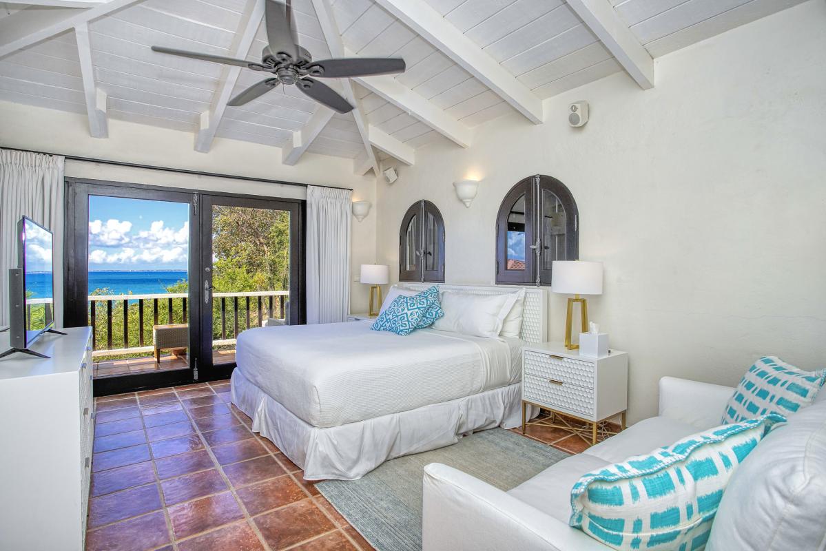 39 - Joie de Vivre - Master Bedroom with Sofa and View